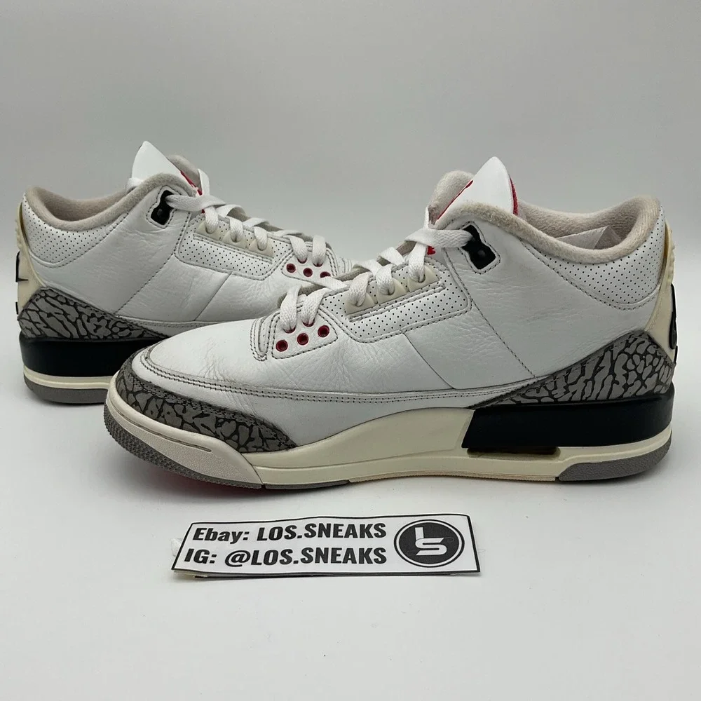 Size 8.5 - Jordan 3 Retro Mid White Cement Reimagined (DN3707-100)‎